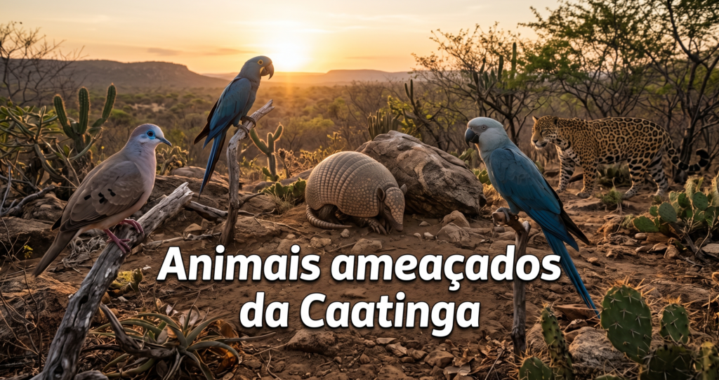 Animais ameaçados da Caatinga