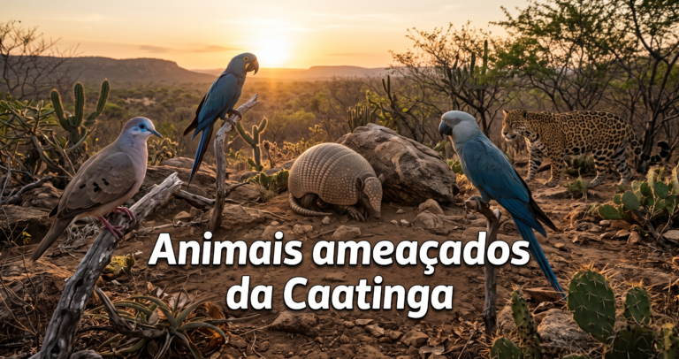 Animais ameaçados da Caatinga