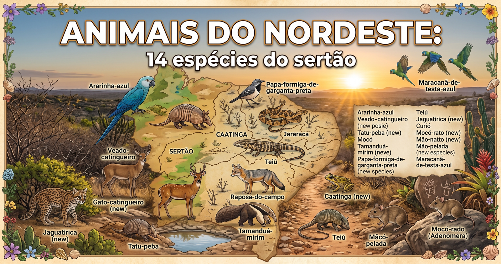 Animais do Nordeste
